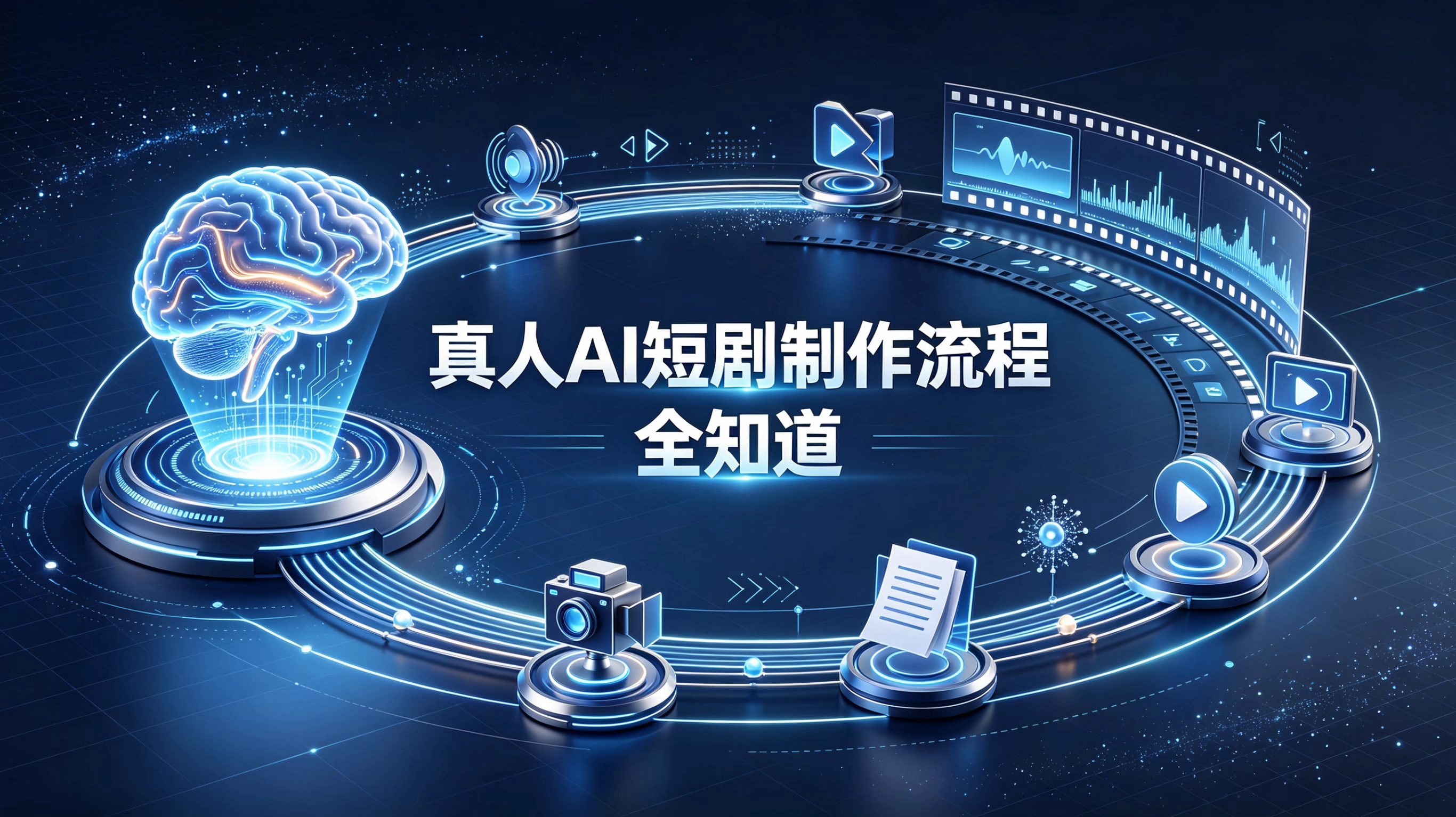 真人AI短剧制作流程核心框架